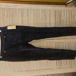 Michael Kors Corduroy Leggings, Navy, Medium Petite, NWT